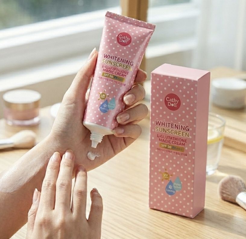 l glutathione magic cream pantip ☺Magic Gluta Pact SPF50 PA+++ แป้งกลูต้าหน้าเด็ก ผิวแบ๊วได้เกินใคร กระจ่างใส ไม่หนักผิว เพิ่มส่วนผสมของ L-Glutathione ที่ช่วยบำรุงผิวหน้าของสาวๆ ให้ขาวแลดูกระจ่างใสเป็นธรรมชาติ ตบแล้ว ผิวไม่เป็นคราบระหว่างวัน พร้อมป้องกันแสงแดดด้วย SPF 50 PA+++ . 📍มี Glutathione Nasal Spray | BRAND:Youth & Earth Scent:Kojic Papaya