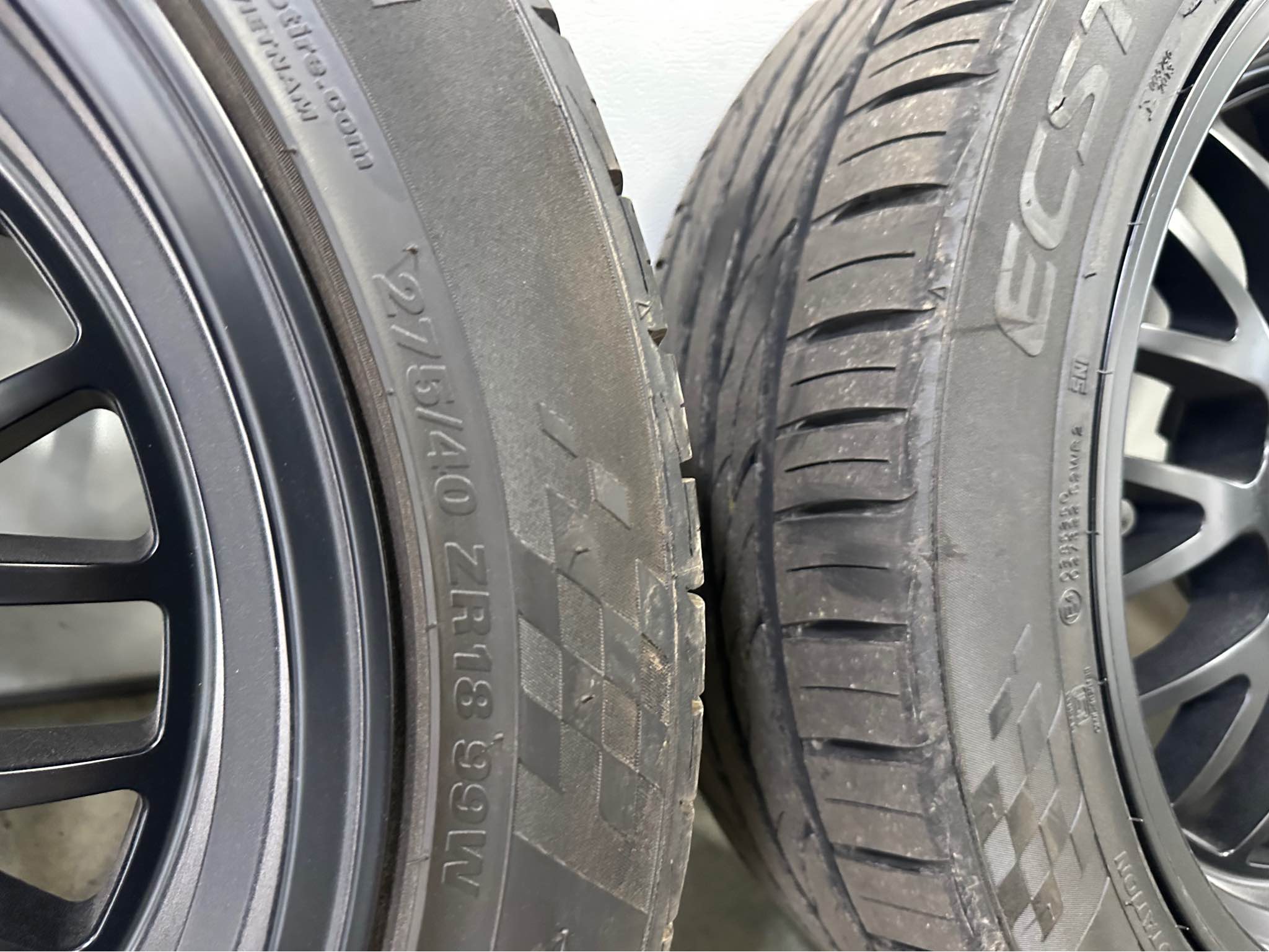 Riddler 607’s - 5x5 - 18x9.5 - 18x8 - Kumho Ps31’s 275/40/18 245/45/18 ...