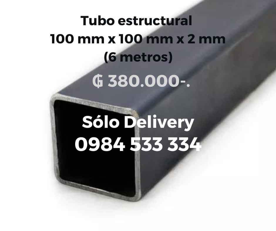 Tubo estructural 100x100x2mm - Caño 100x100 - Air Conditioners - San ...