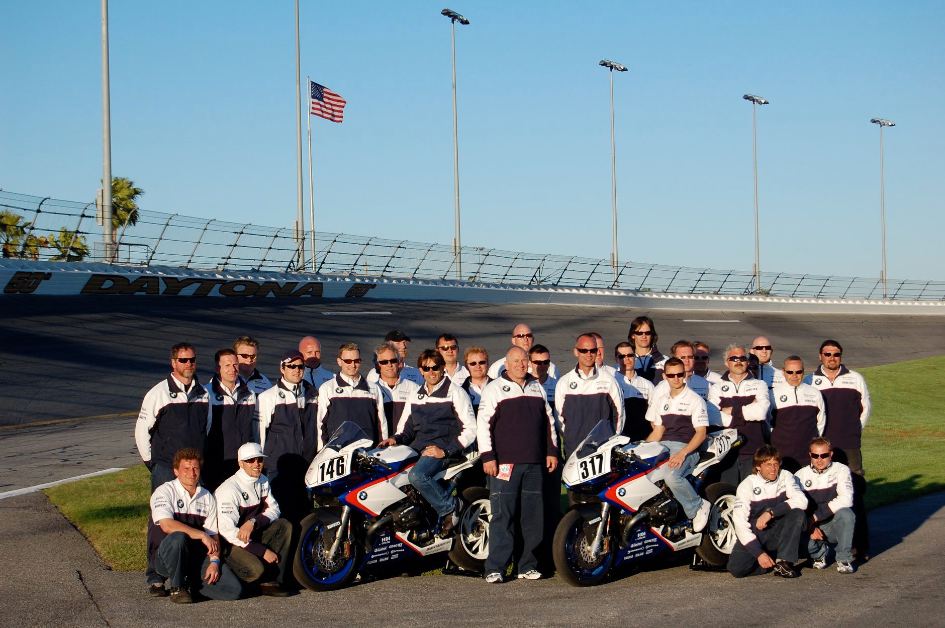 Over The Line Magazine - The BMW Motorrad Motorsport team who flew to ...