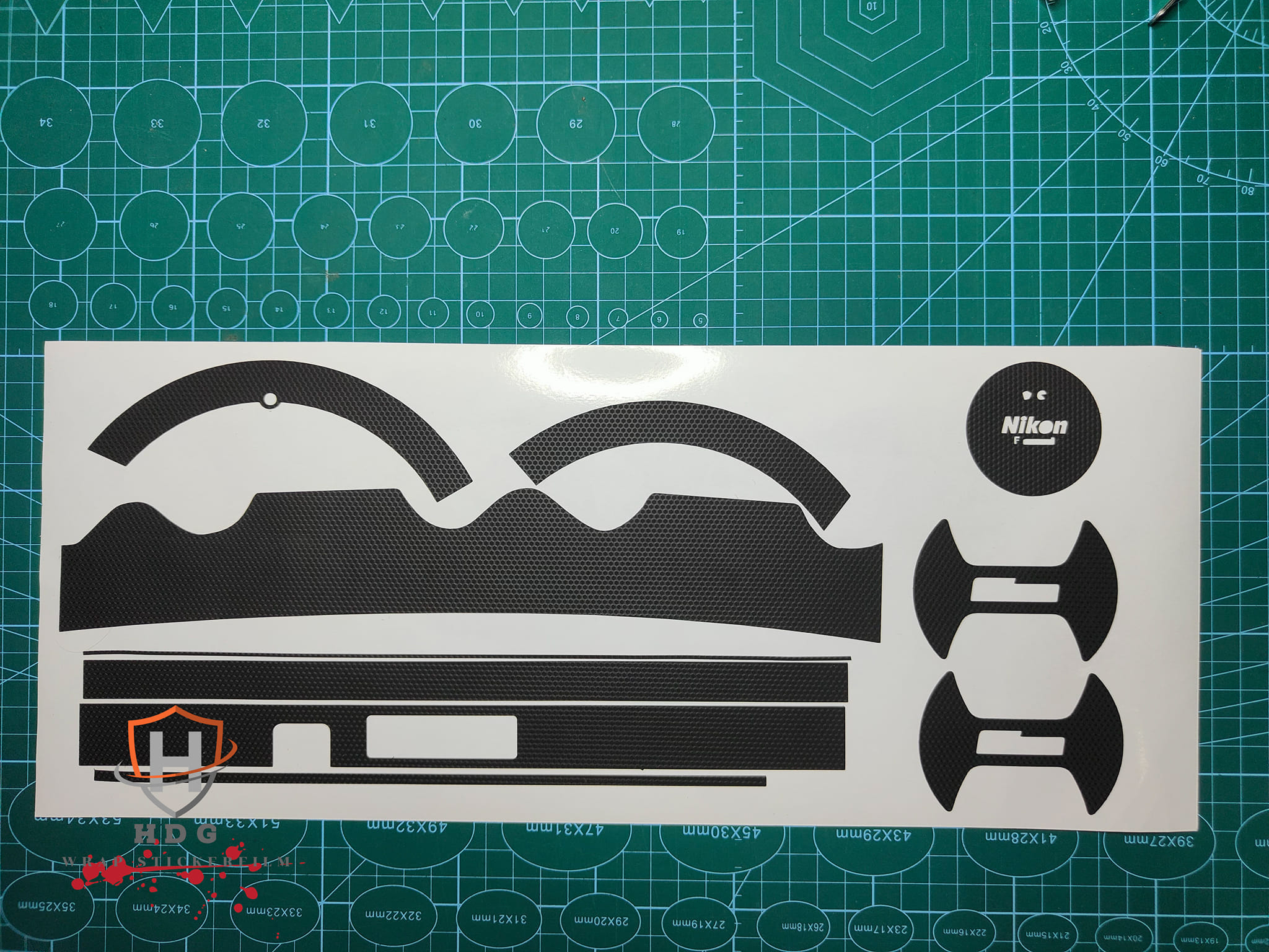 Sticker Skin Lens Nikon 58N #Matrix black #ฟิล์มกันรอย #สติ๊กเกอร์กัน ...