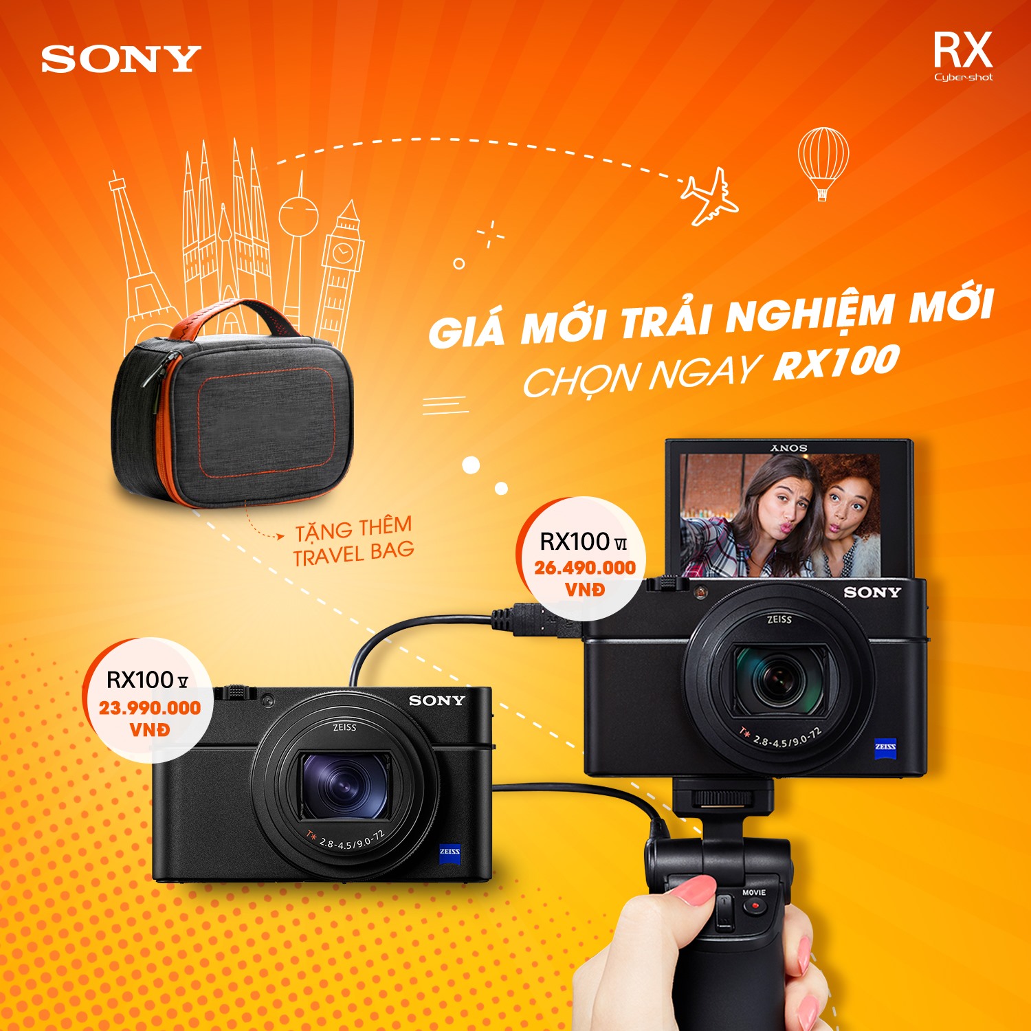 Sony - Alpha Vietnam - ⚡ Cập nhật ngay giá mới cho máy ảnh RX100, cùng ...