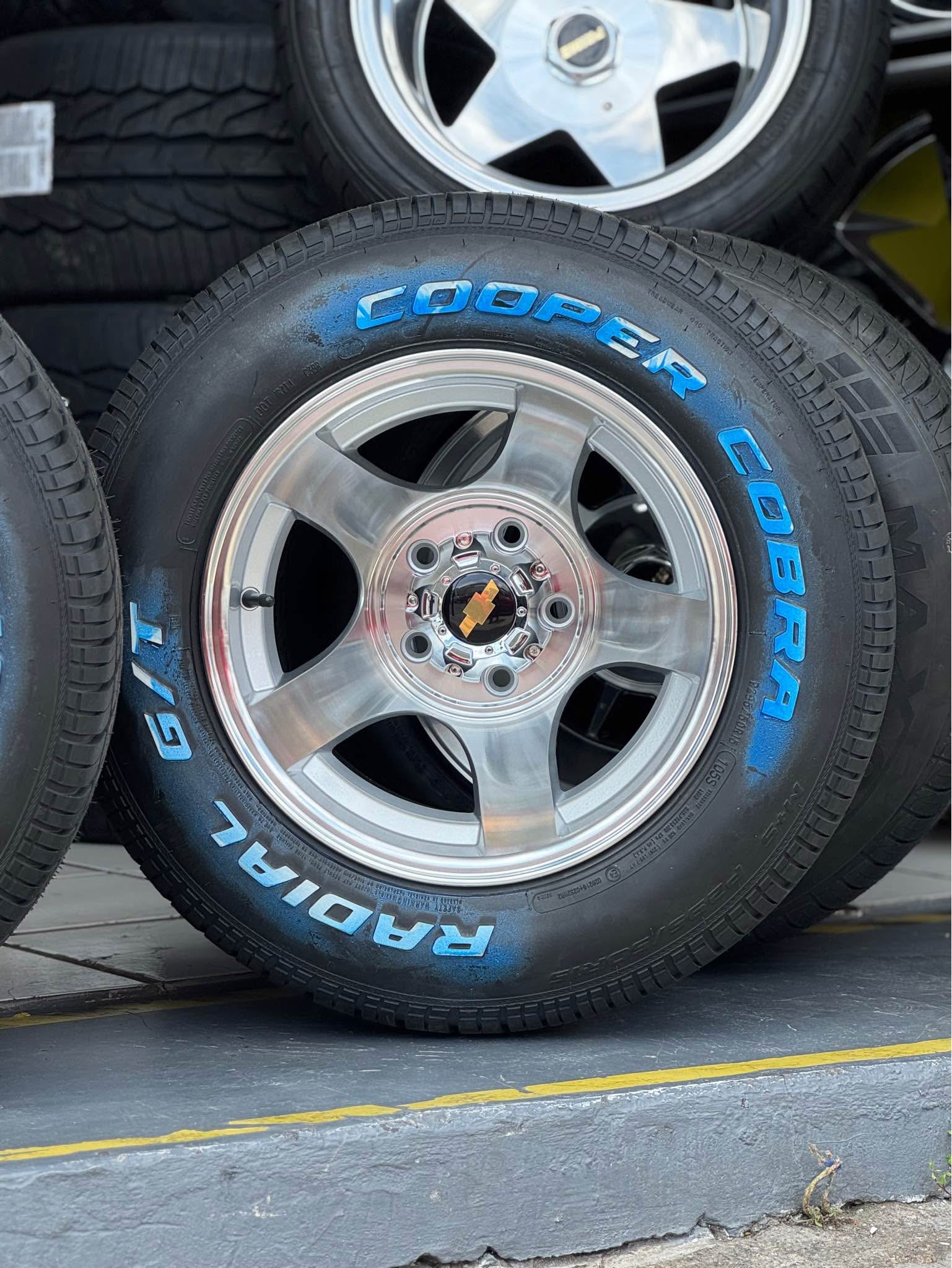 🔥Rines Carusi 15x12 + Cooper Cobra 295/50R15🔥 - Car Wheels, Tires ...