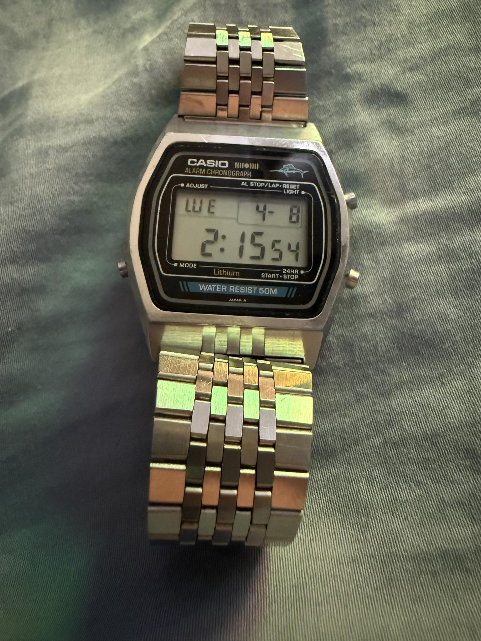 Casio W-35 watch from the 80s