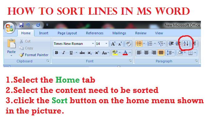 Team Coder - How to sort lines by alphabetical order in...