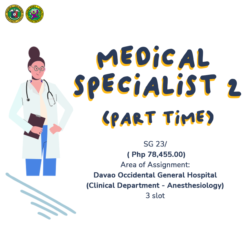 DOH Davao Region - QUALIFICATION STANDARDS: Education: Doctor of ...