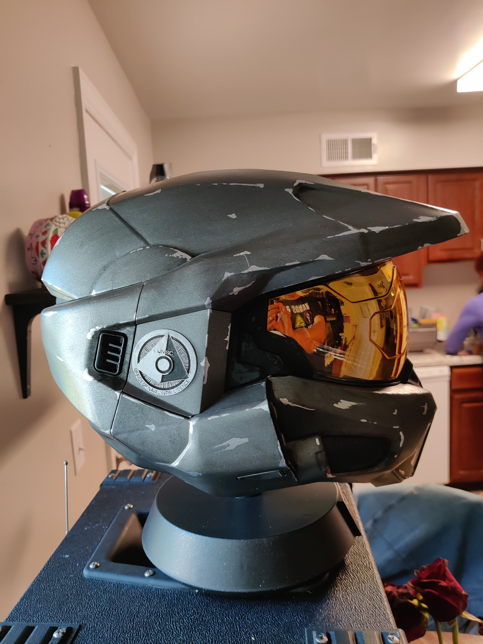 custom master chief motorcycle helmet Halo Infinite Halo Infinite Master Chief Helmet