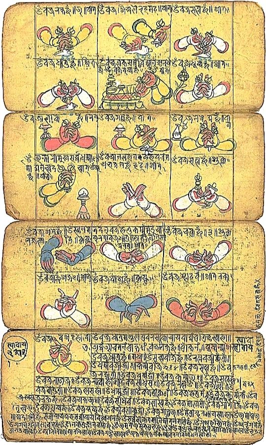 HASTA-MUDRA MANUSCRIPT Thyasafu... - Manuscripts of Nepal | Facebook