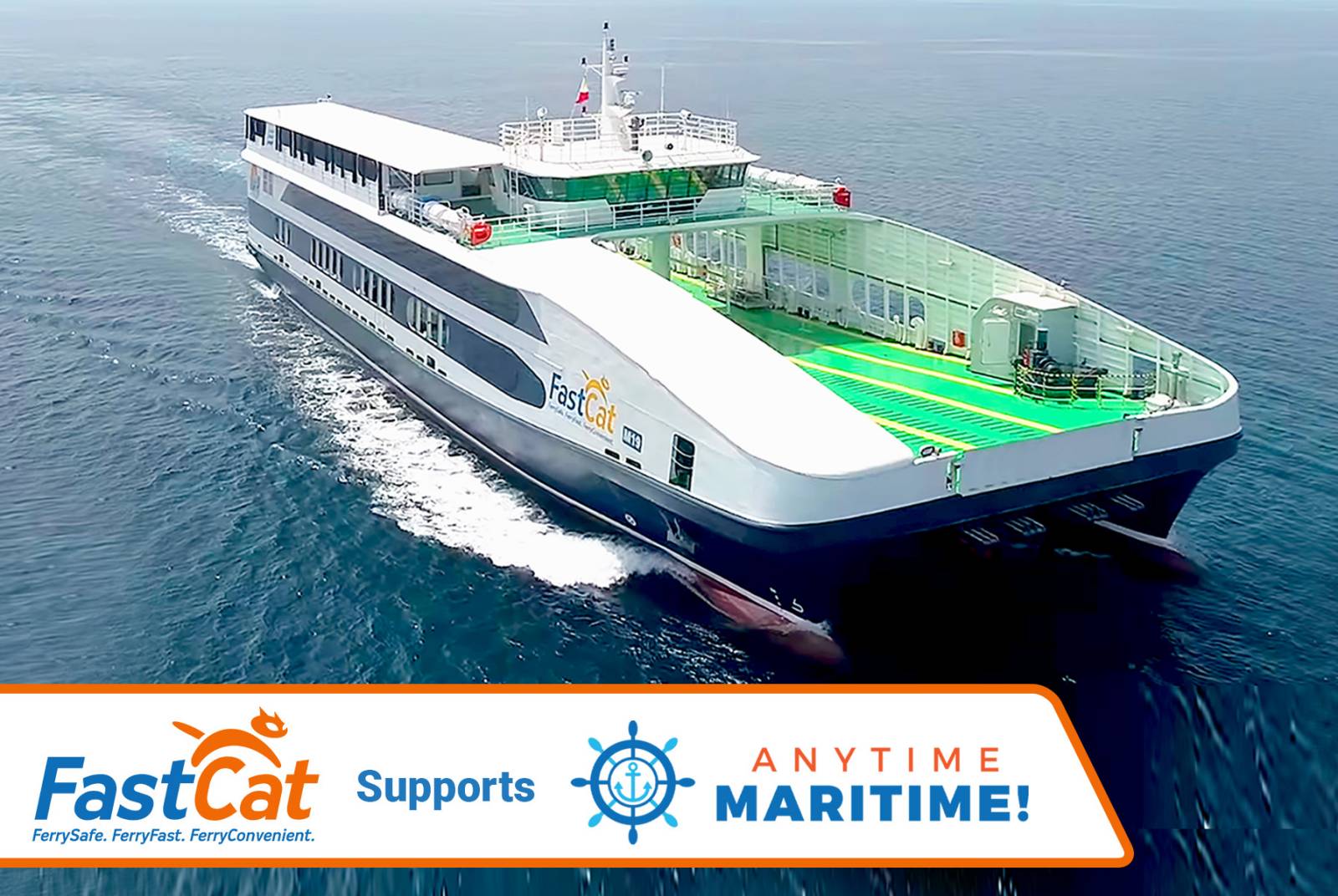 Fast Cat - FastCat supports Anytime Maritime, a campaign...