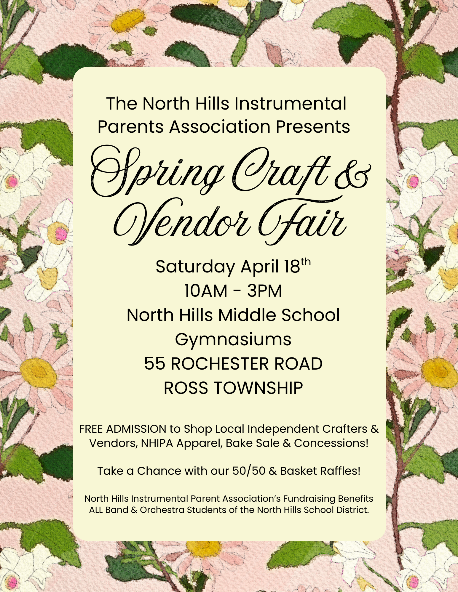 NHIPA Spring 2026 Craft & Vendor Fair
