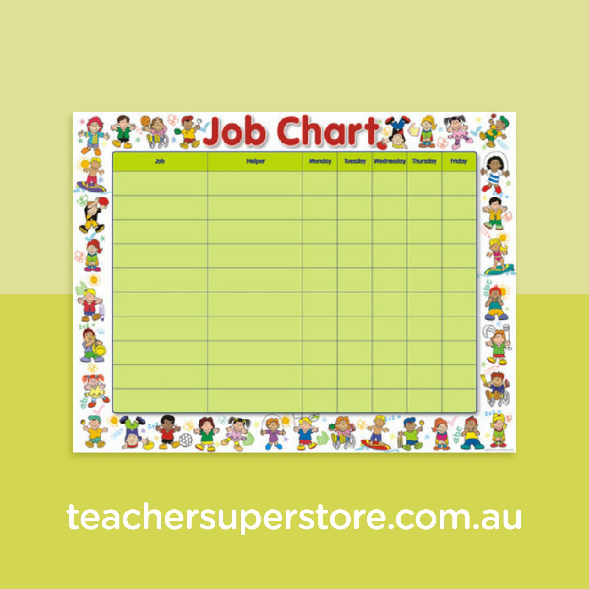 Multicultural Friends Job Chart Plan... - Teacher Superstore