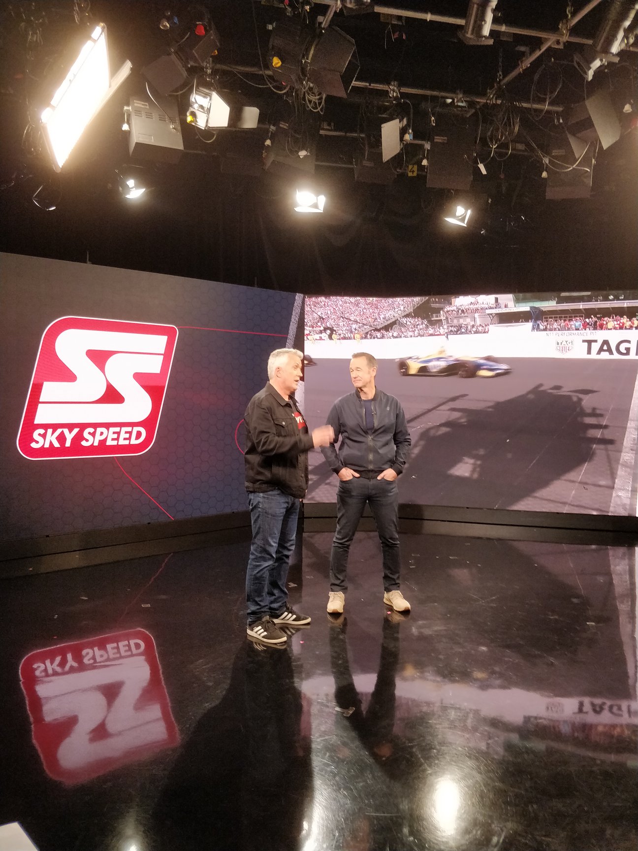 From #SkySpeed HQ. Lots to chat... - Official Greg Murphy