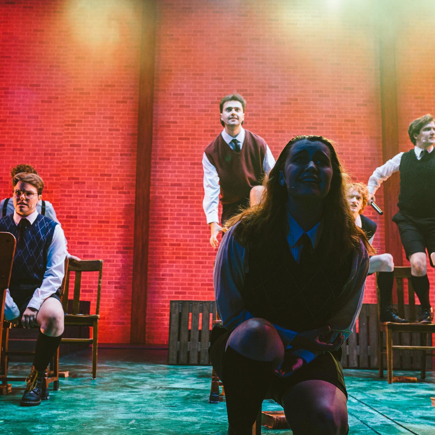 Spring Awakening Broadway Set