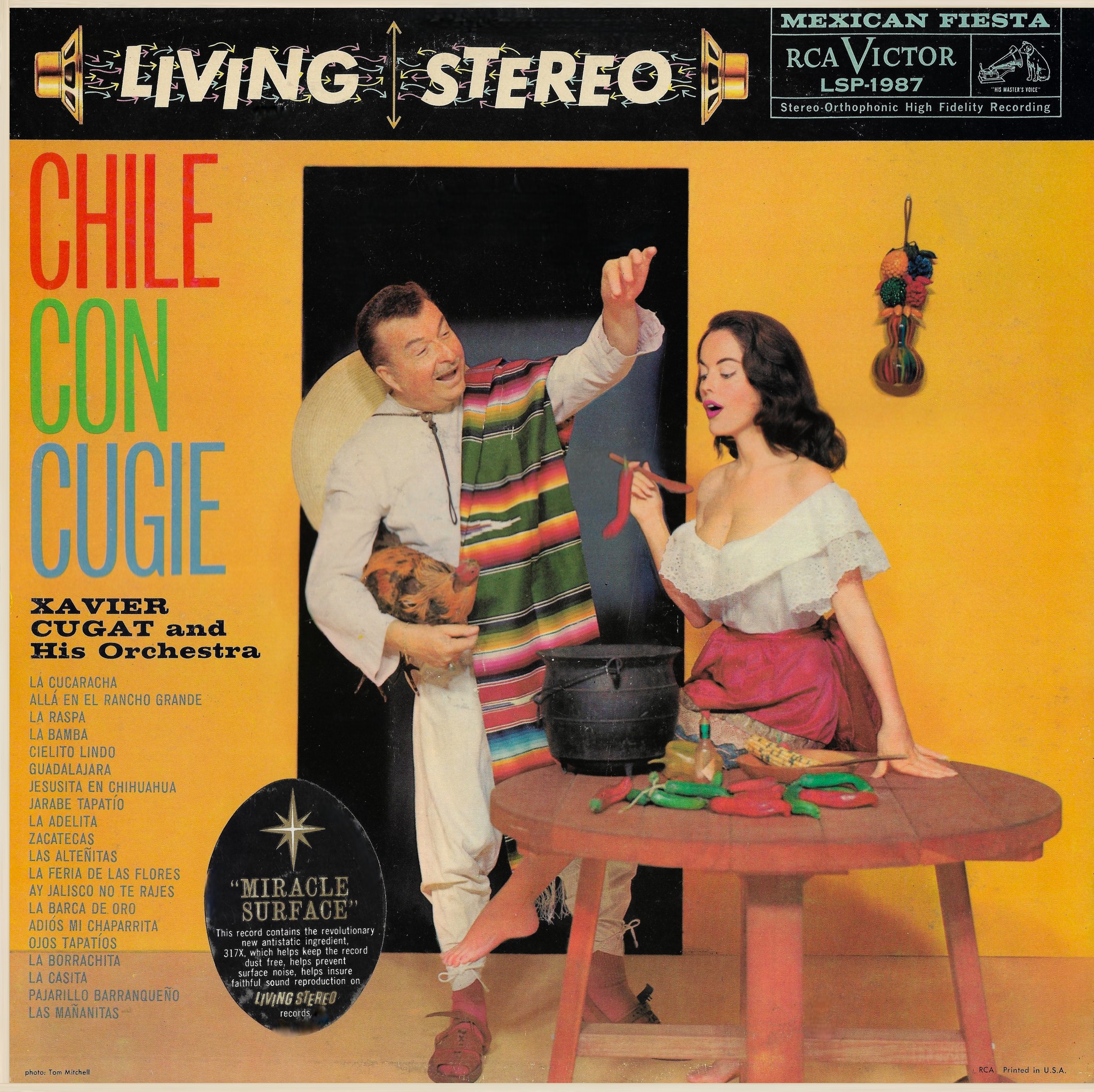 Xavier Cugat And His Orchestra – Rumbas on RCA Victor LPT 8 from 1951