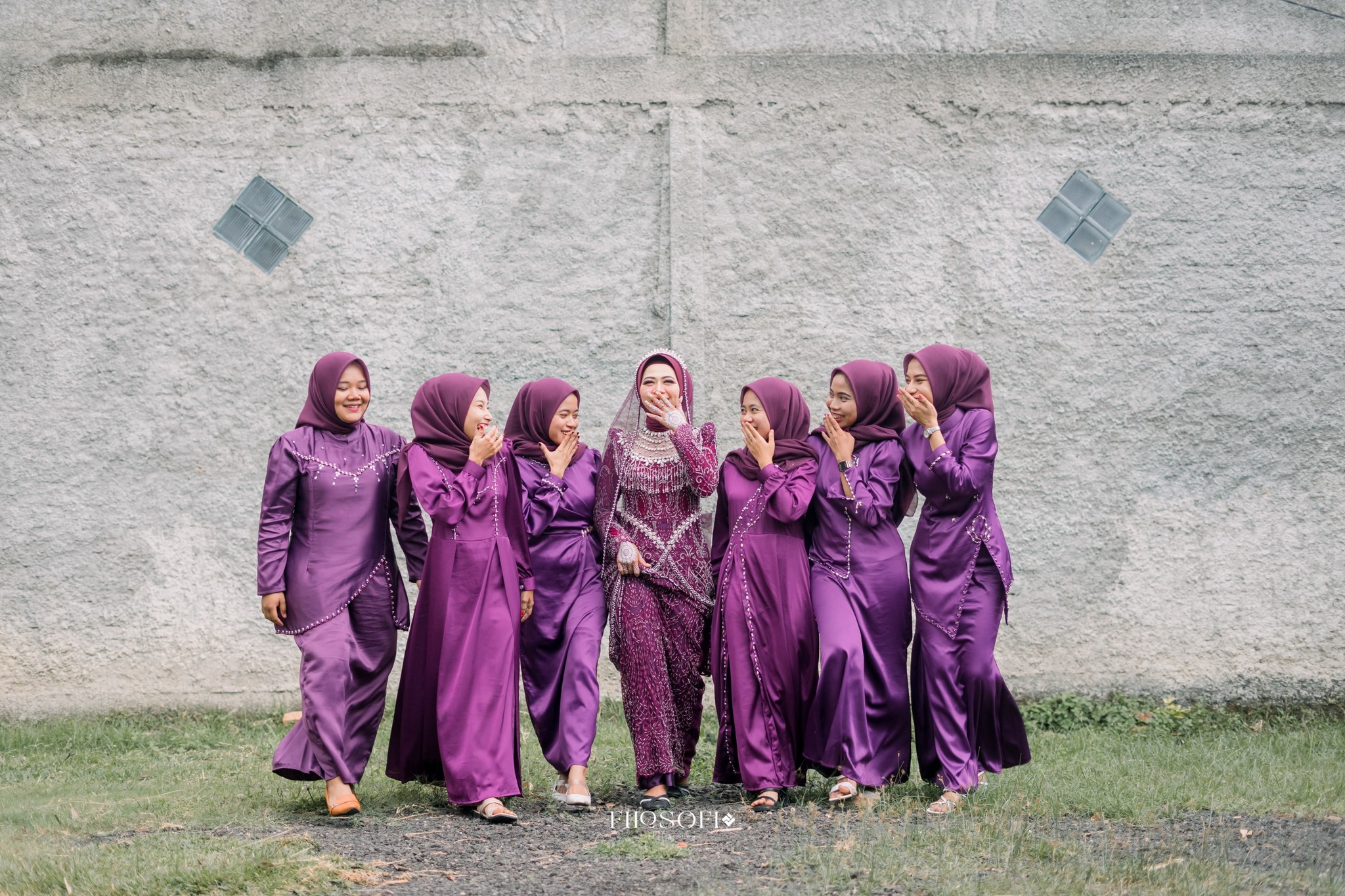 Burgundy #inspirasigaun #bridesmaiddress #inspirasigaunpengantin