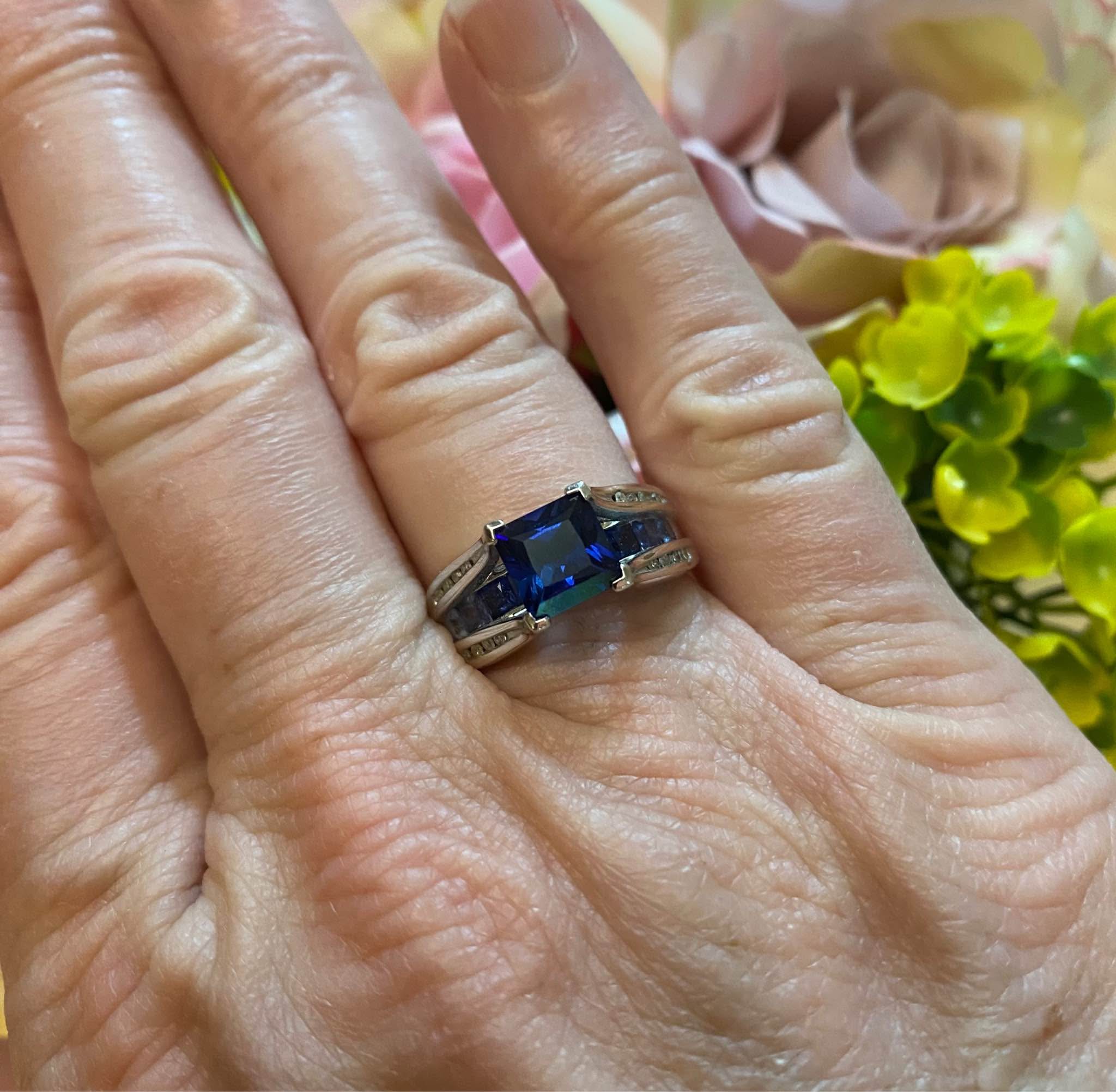 Sapphire /Diamond Ring- like new, excellent condition - Rings - Smoke ...