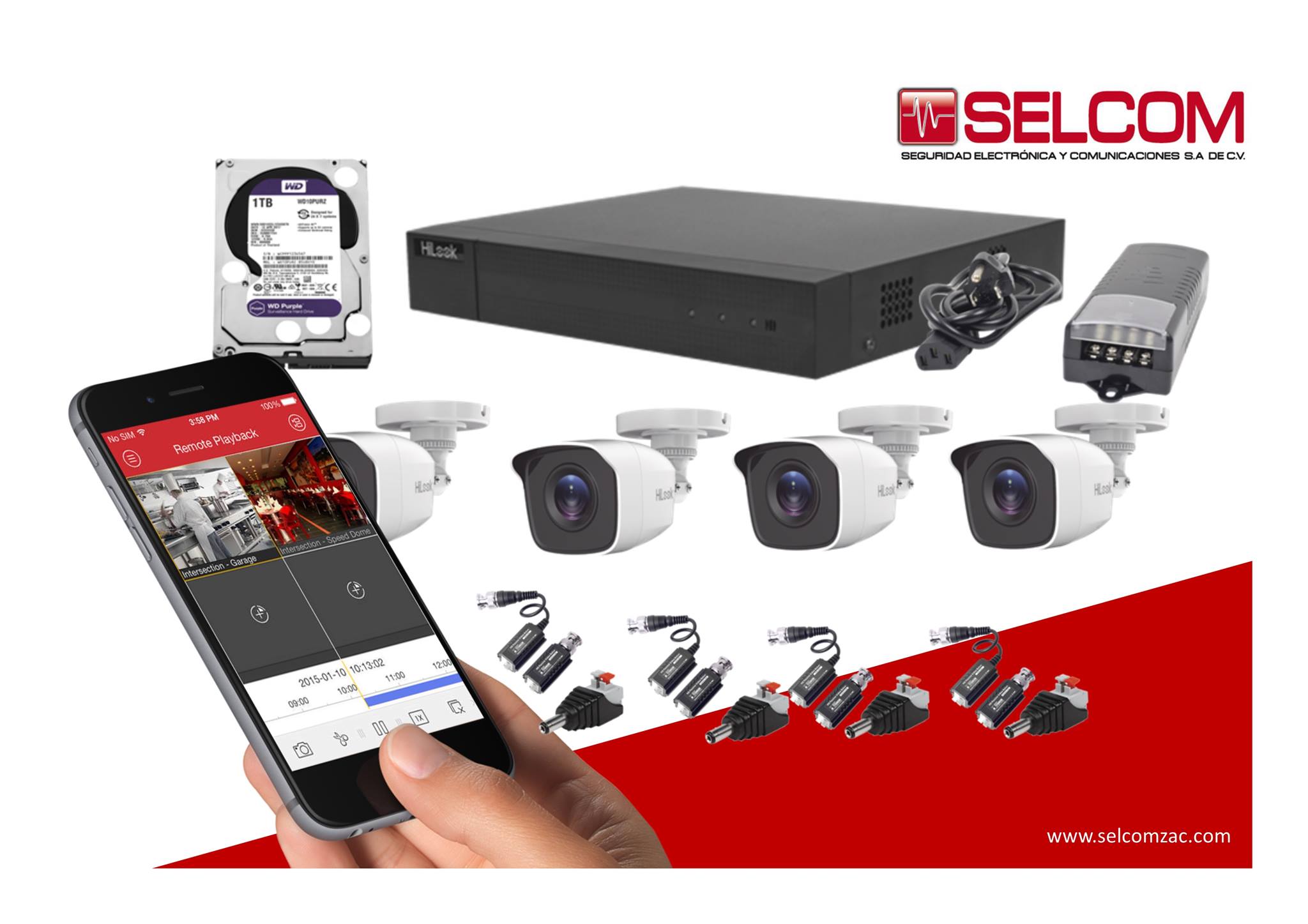 SELCOM - KIT TurboHD 1080p + Disco duro 1 TB / Hik-Connect... | Facebook