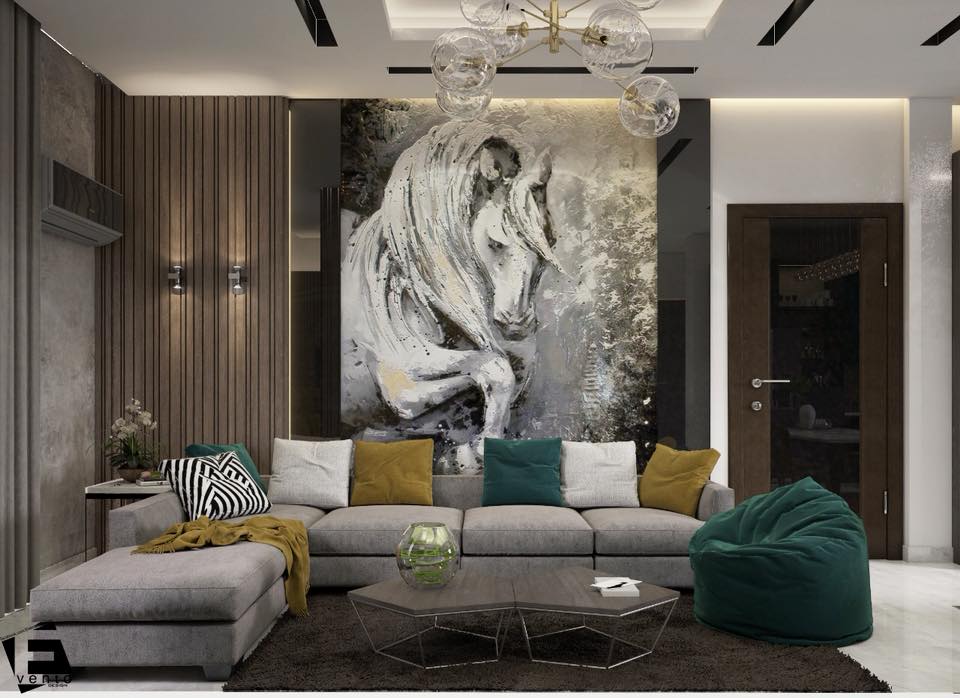 Evento Designs - Modern kitchen and living design 😍 تصميم...
