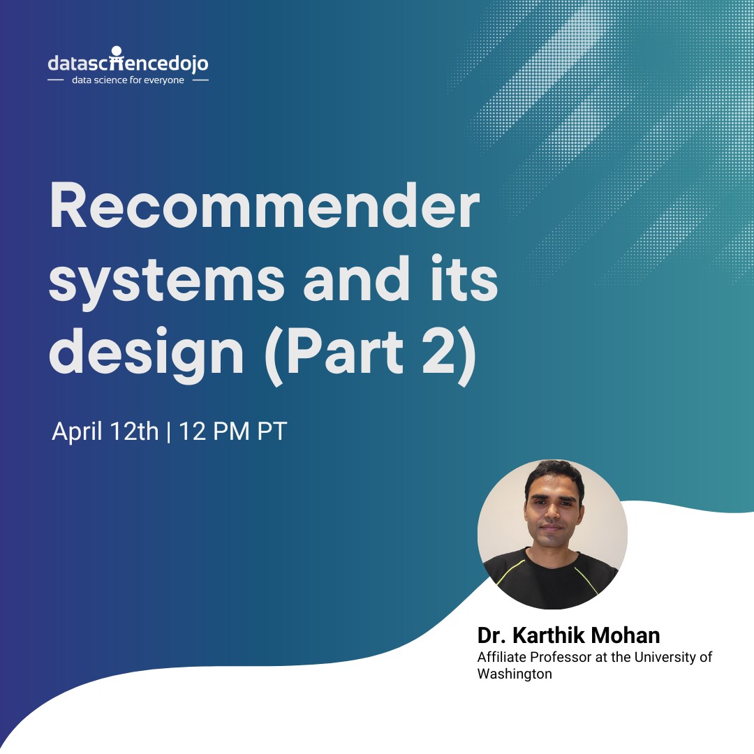 📌 On April 12th, our presenter, Dr.... - Data Science Dojo