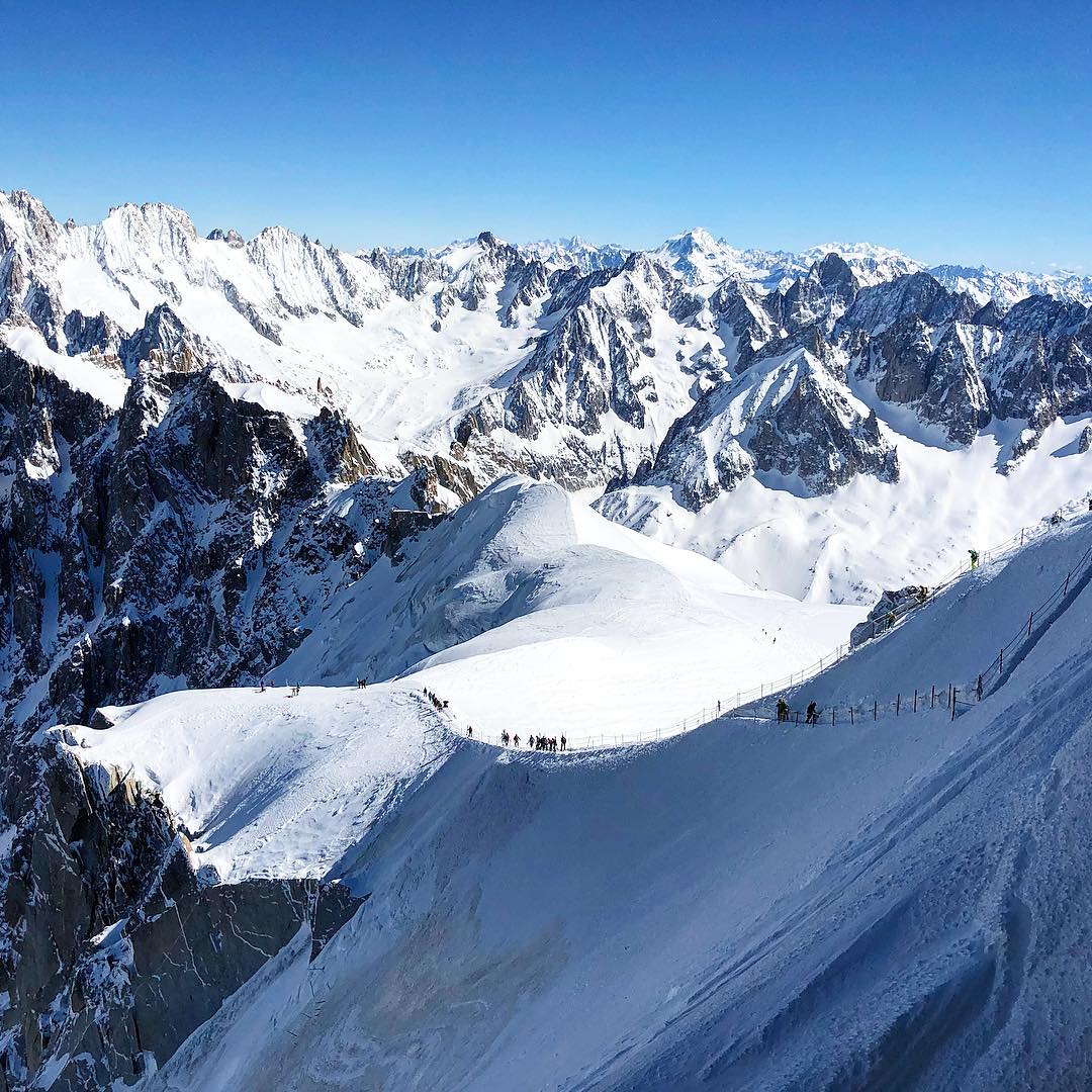 The Family Freestylers - Going up the Aiguille du Midi in #Chamonix ...