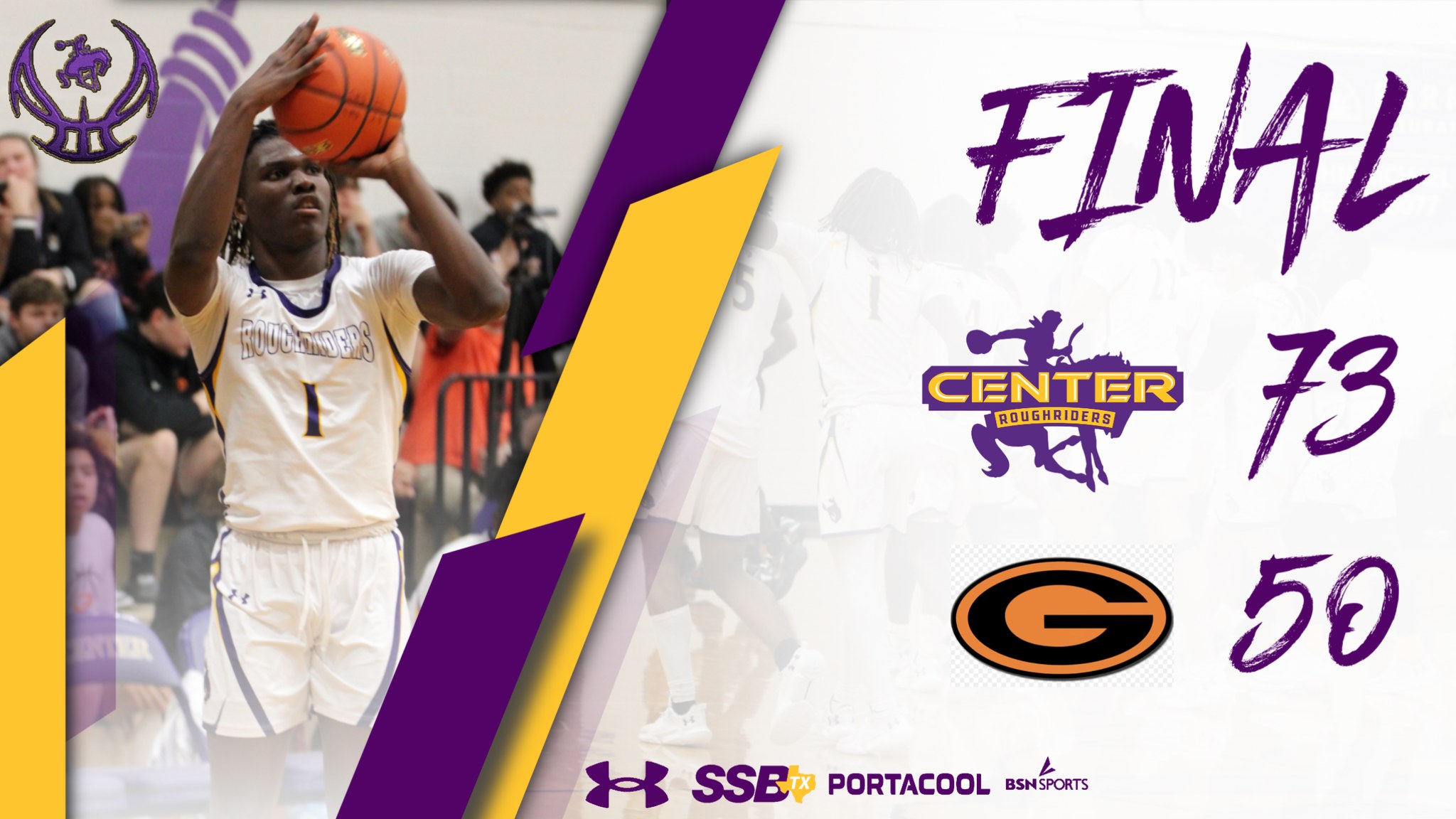 Center - Riders clinch a playoff berth with the win over the Gilmer ...