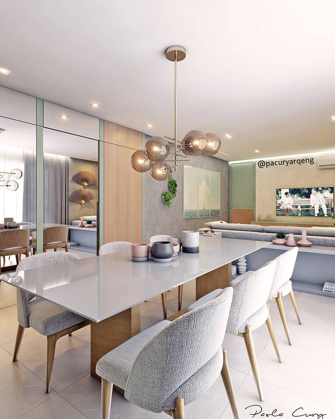 Sala de jantar e... - Paola Cury Arquitetura e Engenharia | Facebook