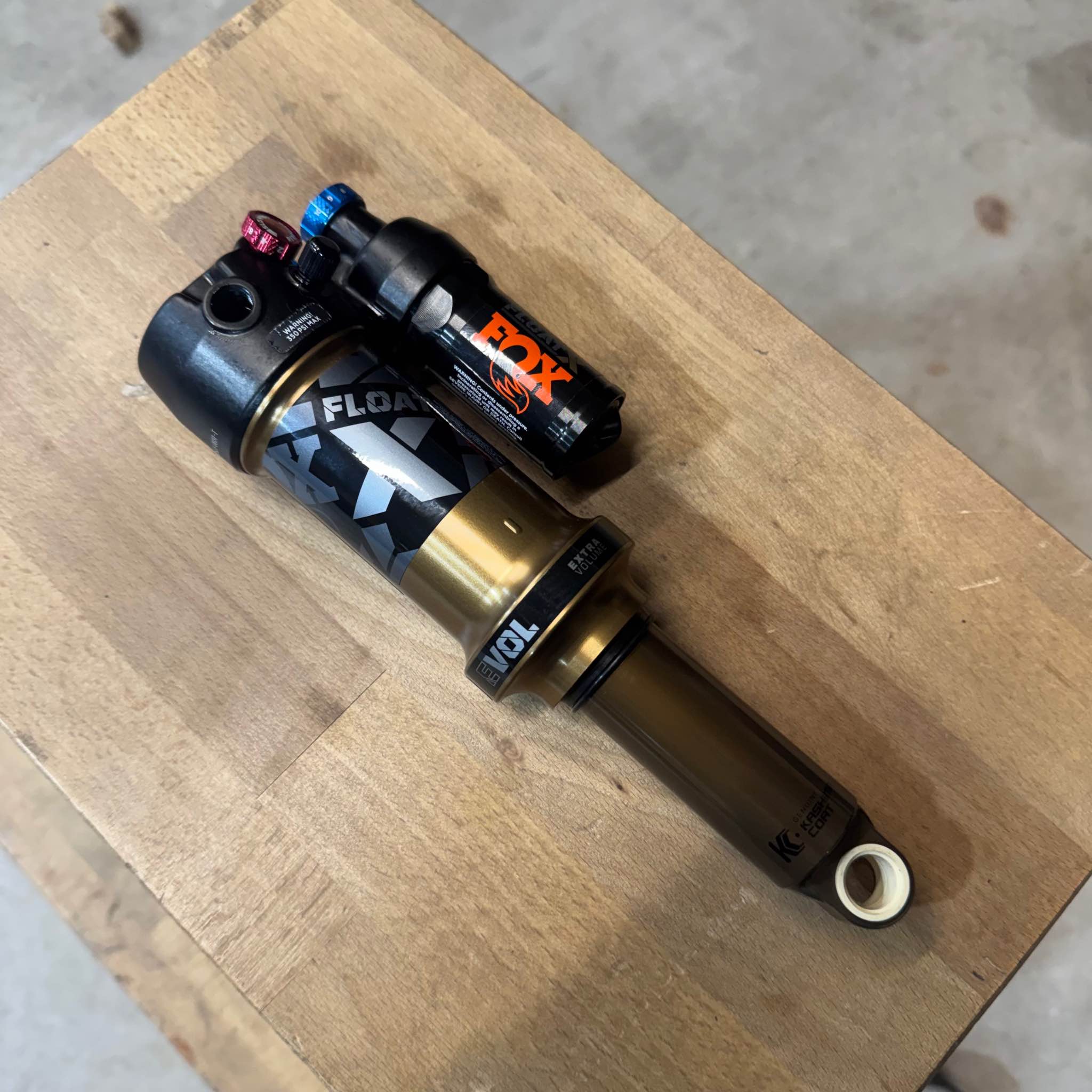 Used Fox Float X Factory rear bicycle shock. 205x60 trunnion mount 