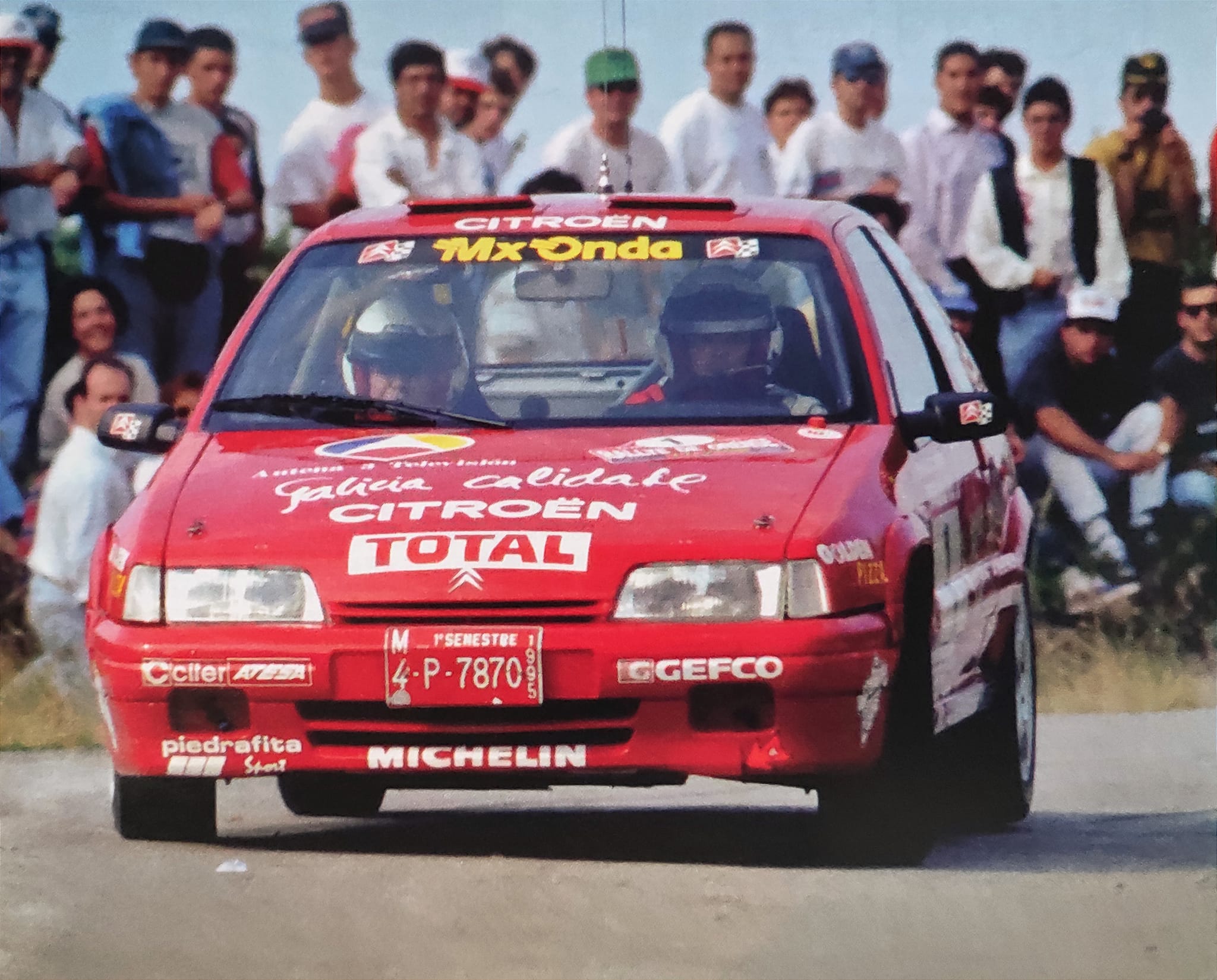J. Puras - Del Barrio Citroen ZX Kit Car #3 2th Rallye El Corte