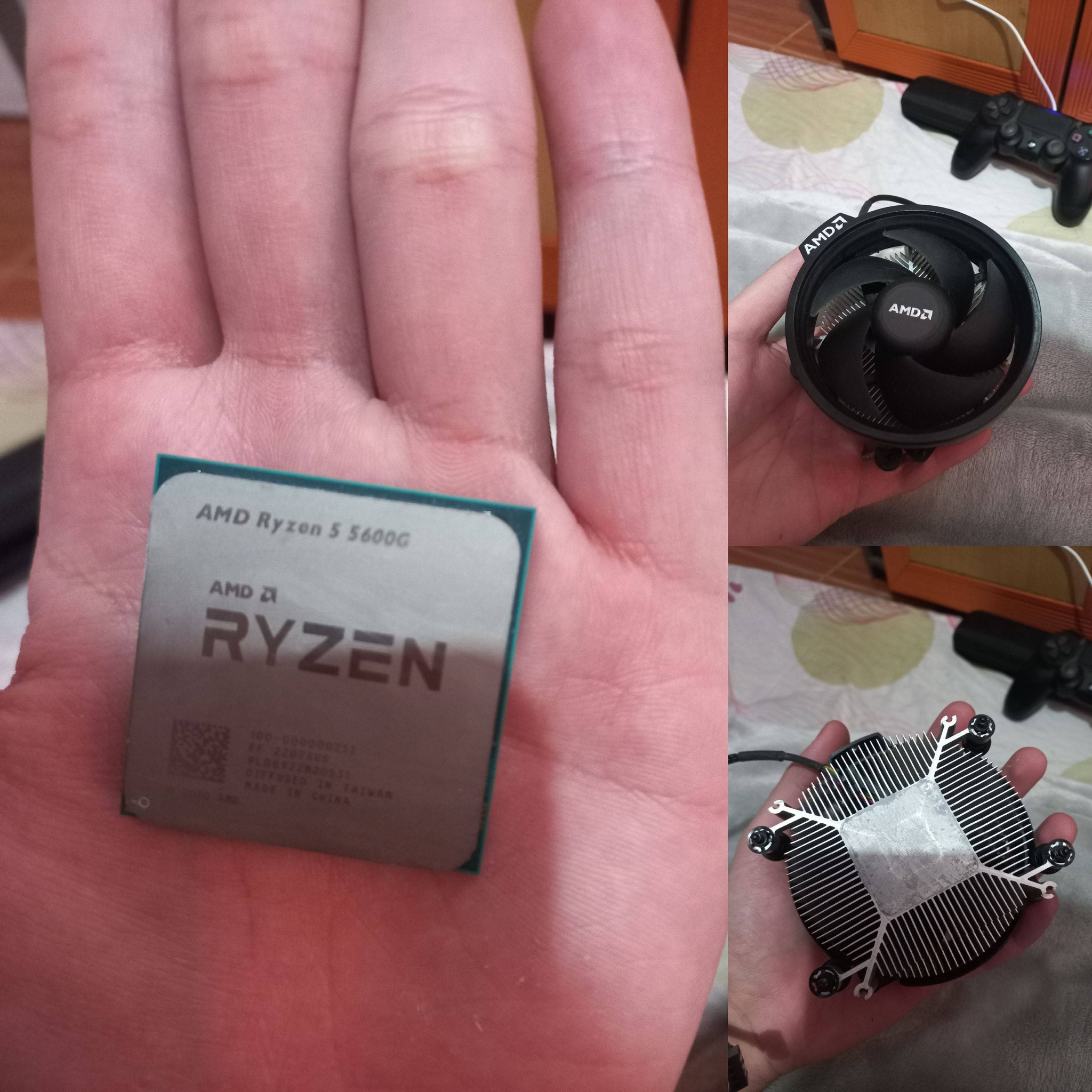 Computer parts for sale including Ryzen 5 4500 and Radeon RX 6500 XT