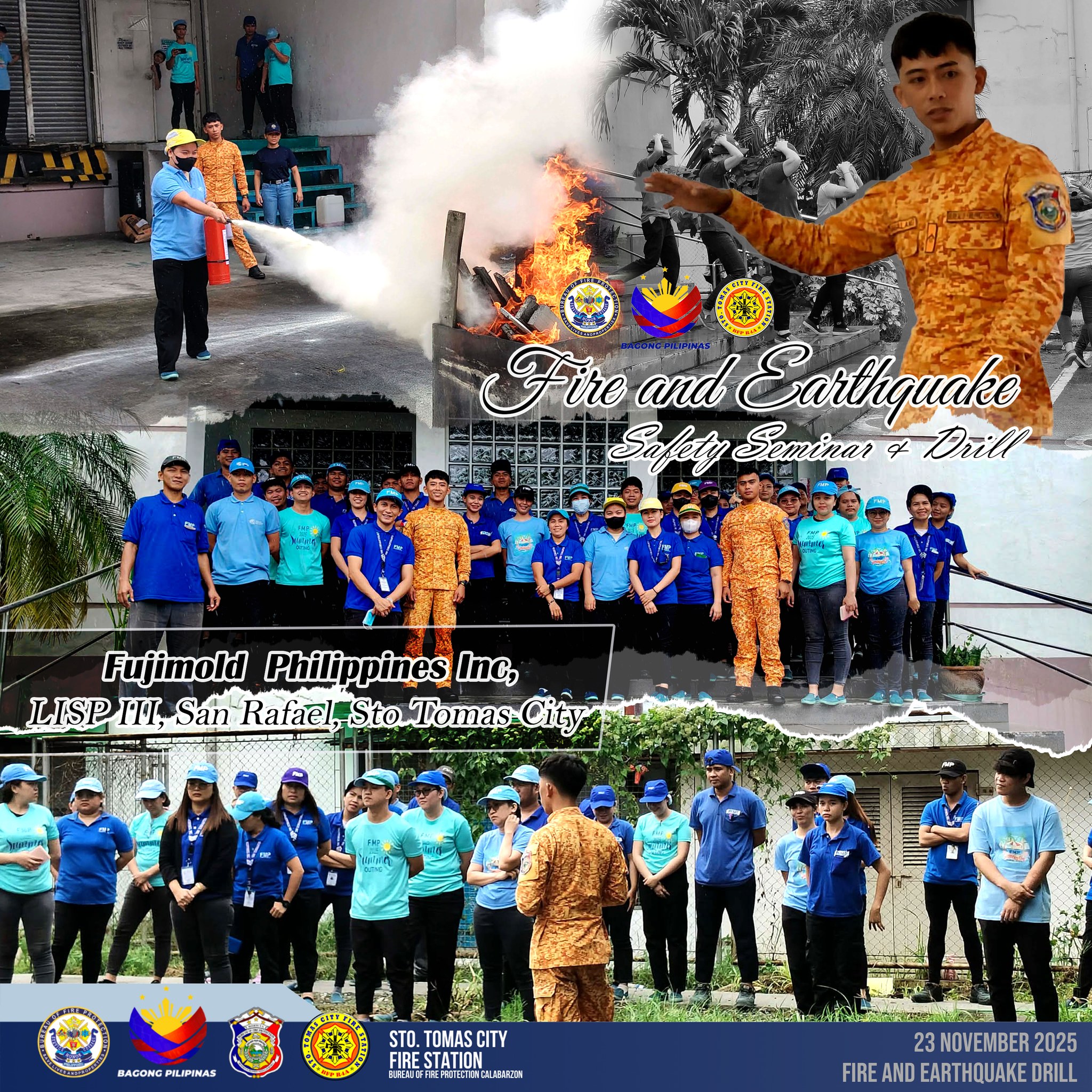Bfp - IN PHOTO | Fire and Earthquake Safety Seminar and Drill at ...