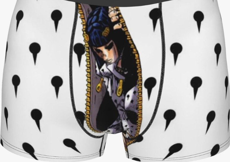 Amazonで見掛けたブチャラティボクサーパンツ。ジッパー位置が微妙(笑)