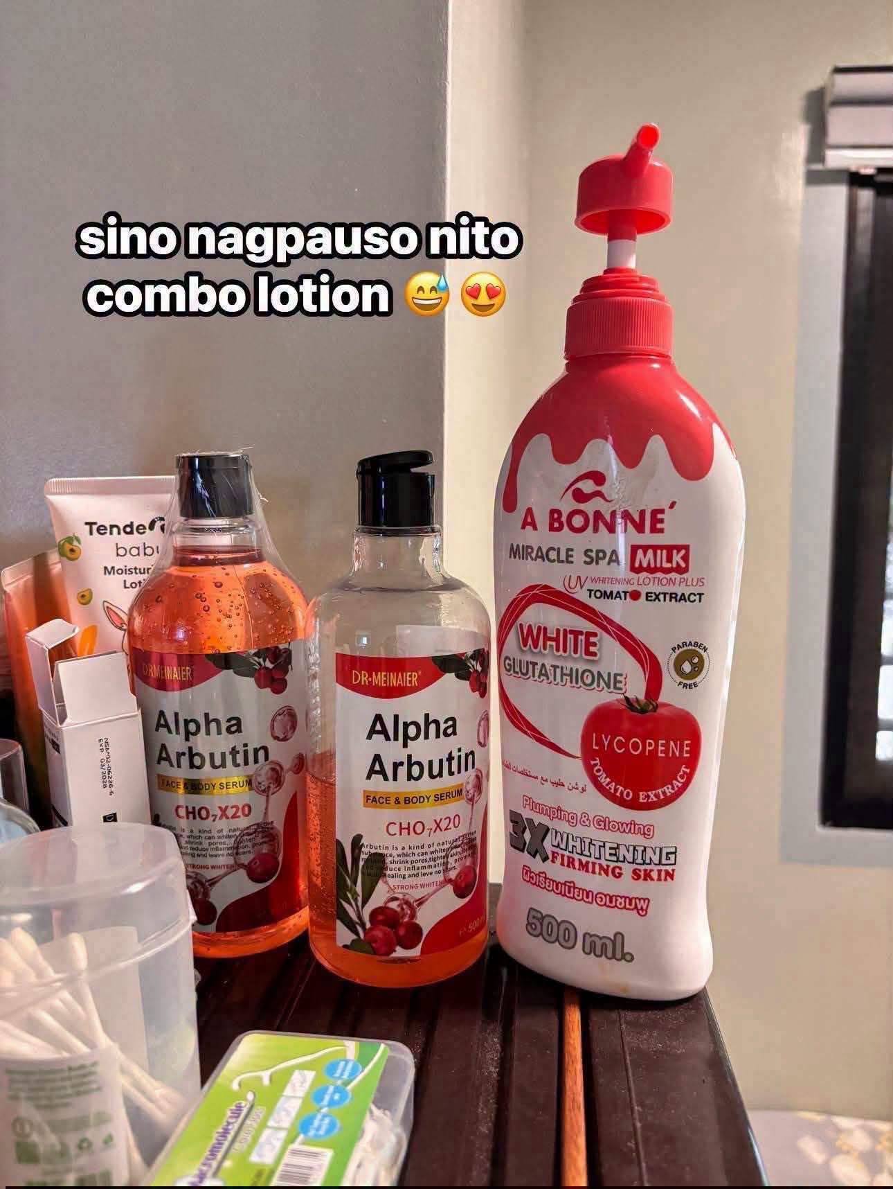 abonne lotion with glutathione review Best combo White Alpha arbutin Signs and Symptoms of