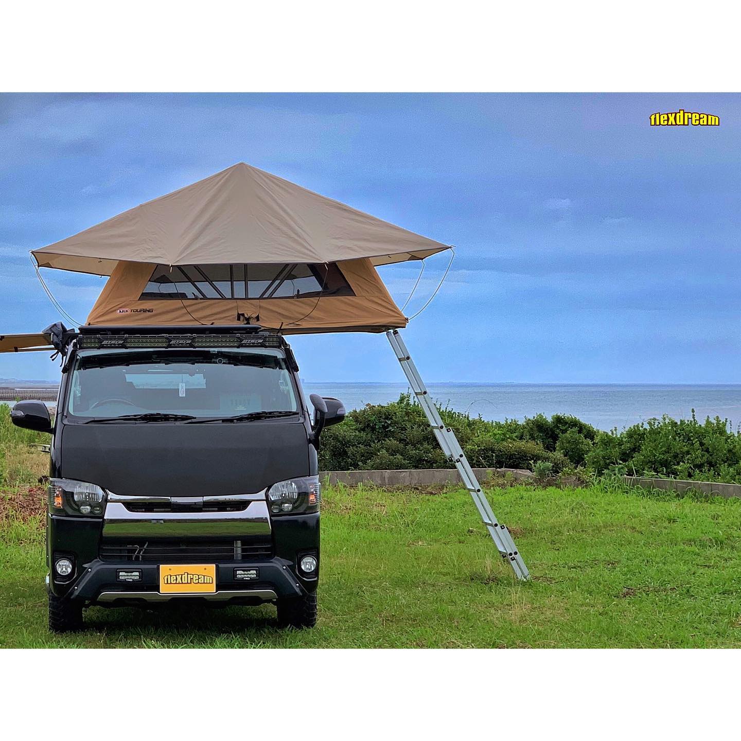 ハイエース専門店 - : ハイエース x ルーフトップテント flexdreamが