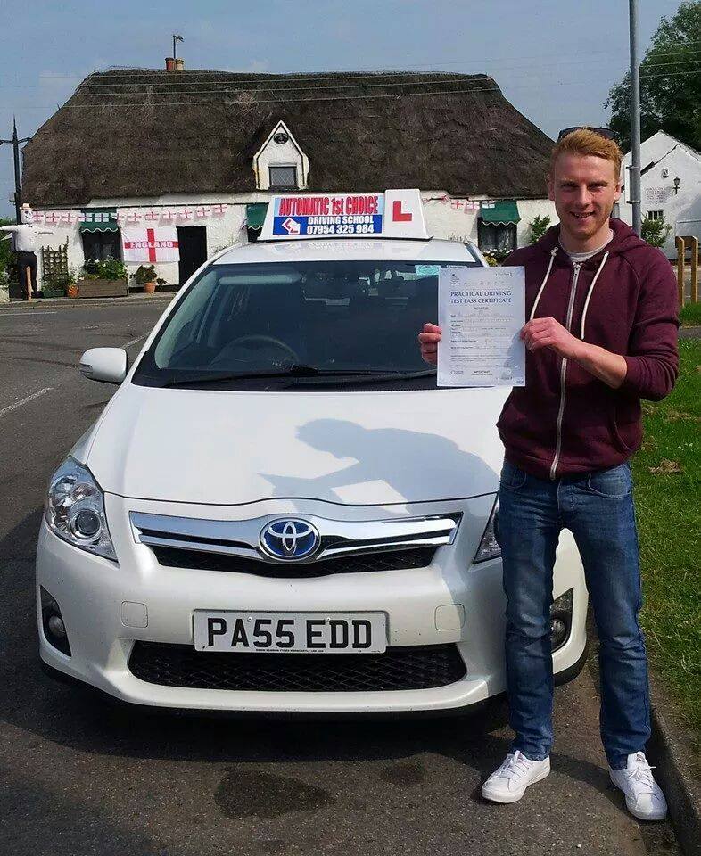Congratulations to... - Automatic 1st choice Driver training