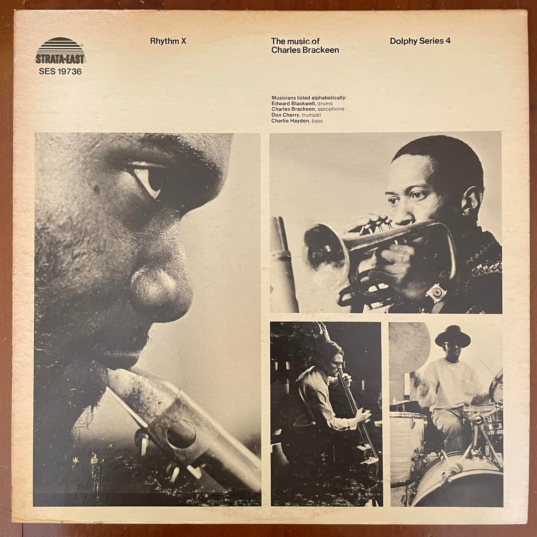 Charles Brackeen's 1973 jazz album Rhythm X on Strata-East label