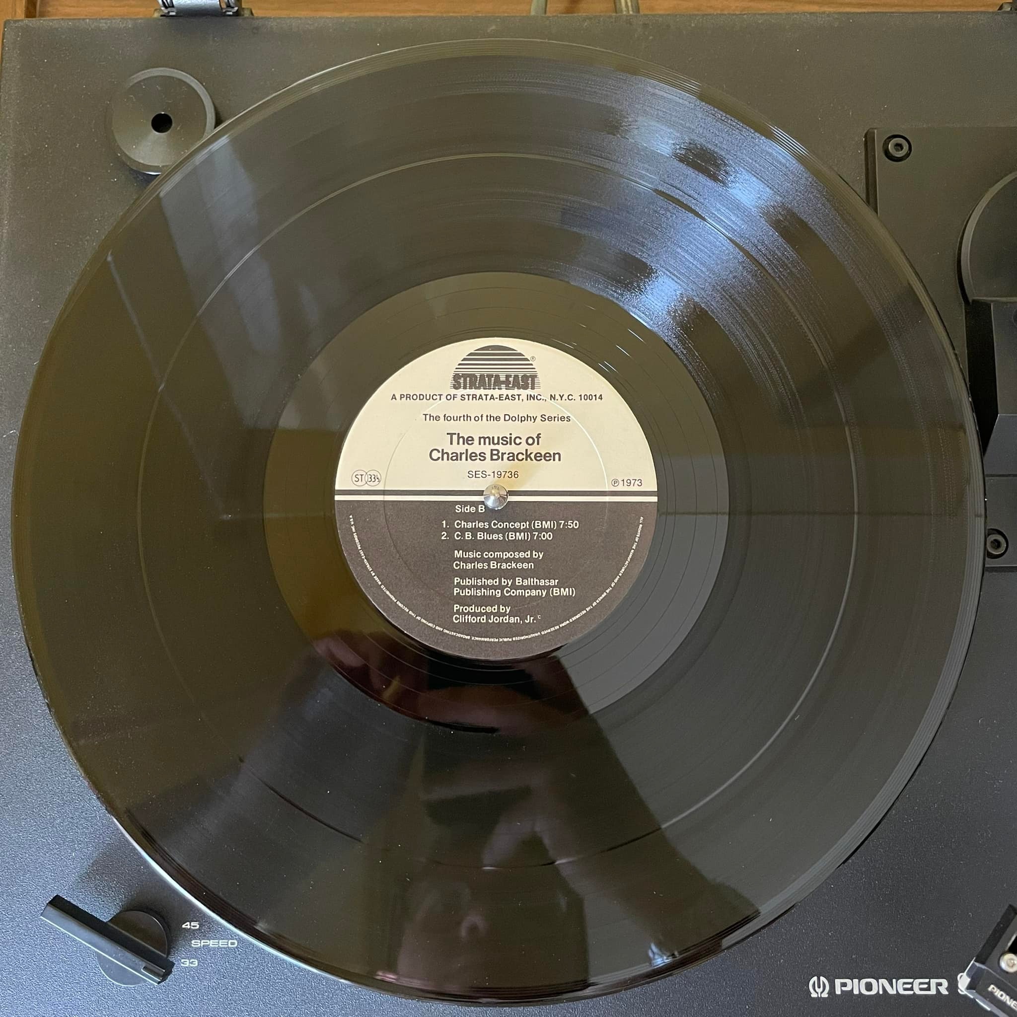 Charles Brackeen's 1973 jazz album Rhythm X on Strata-East label