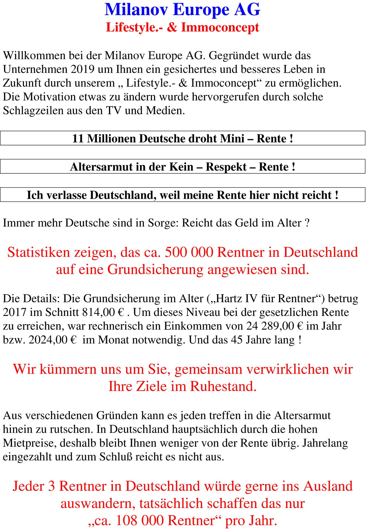 Microsoft Word Milanov Europe Ag Doc Multi Level Marketing By