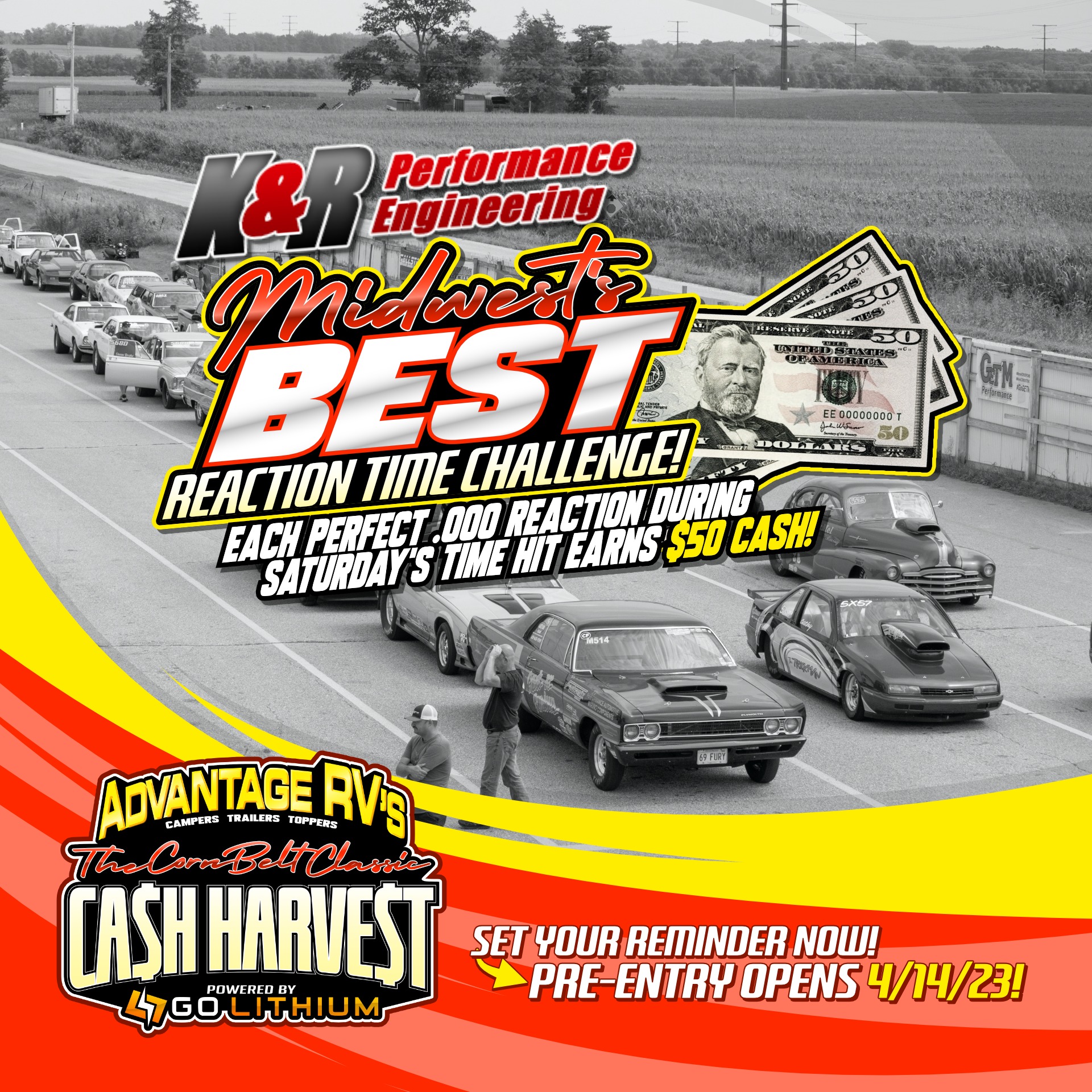 🚨 9 DAYS until pre-entry opens... - GallStar Bracket Races | Facebook