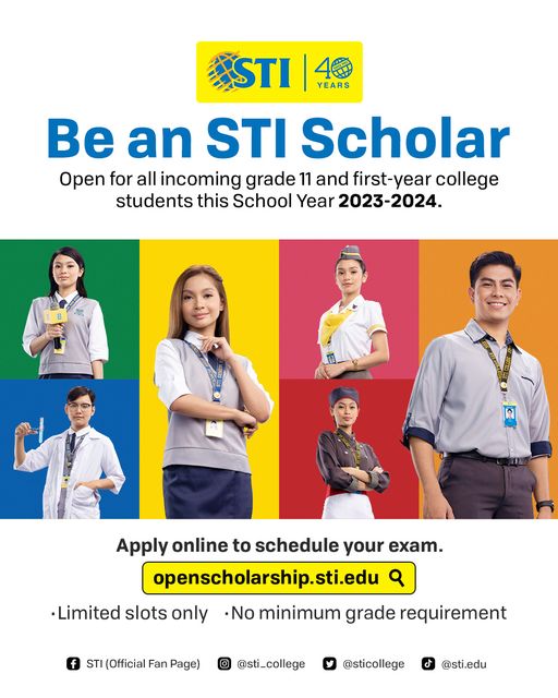 🎓𝗦𝗖𝗛𝗢𝗟𝗔𝗥𝗦𝗛𝗜𝗣 𝗢𝗣𝗣𝗢𝗥𝗧𝗨𝗡𝗜𝗧𝗬 ... - STI West Negros University