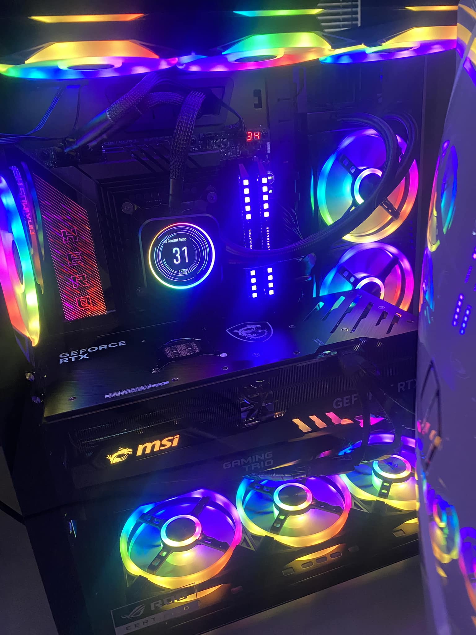 Finally my dream setup.? Config: i9 13900k Z790 Maximus Hero 