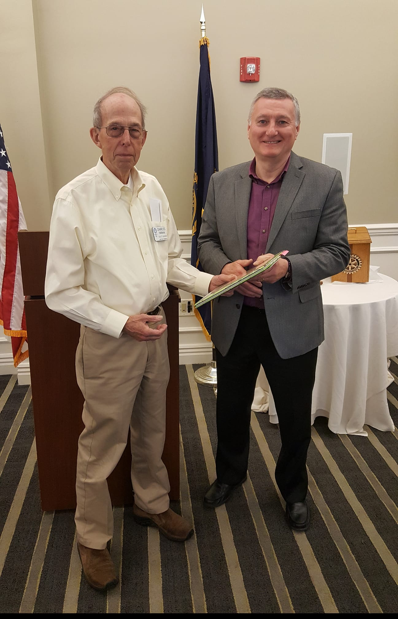 Last week's speaker was David... - Rotary Club of Bedford, NH | Facebook