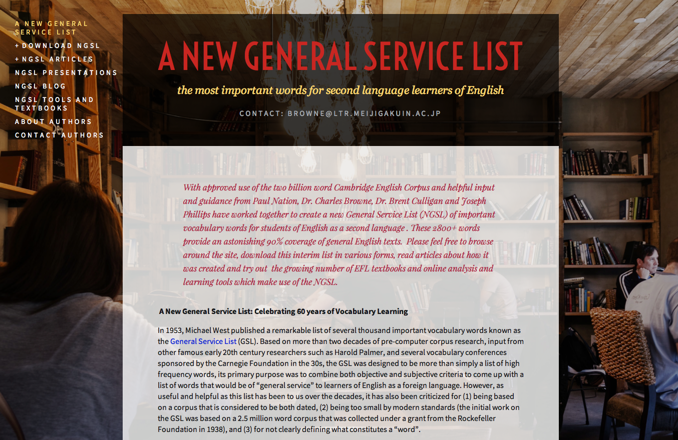 New General Service List