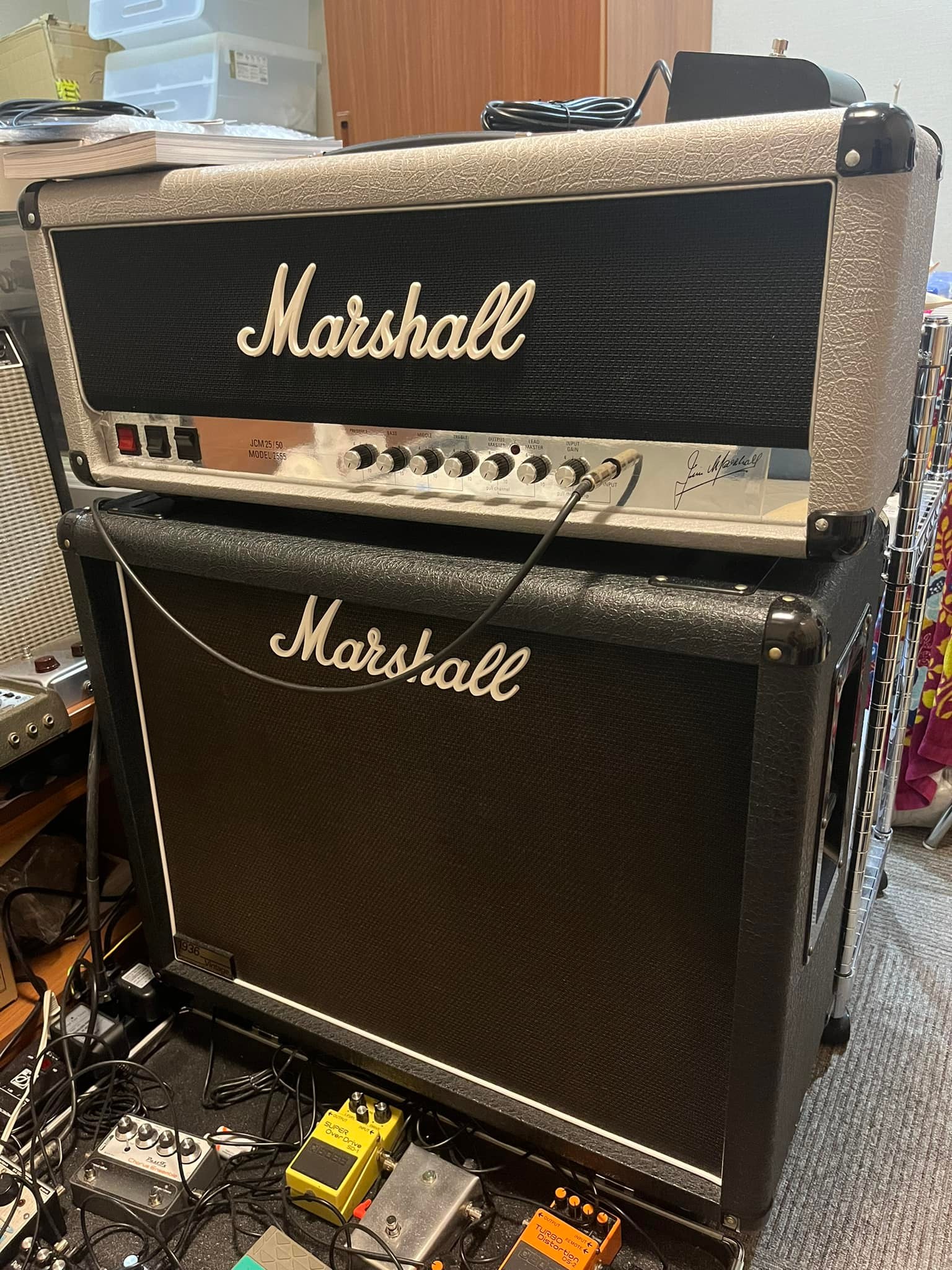 Marshall Silver Jubilee 100w amp review with G12T-75 speaker mod