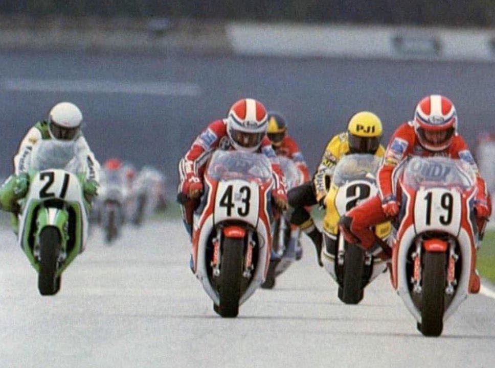 ROAD RACING PHOTOS 70/80/90 | 1982 FREDDIE ️ MIKE ️ KENNY ️ EDDIE ️ ...