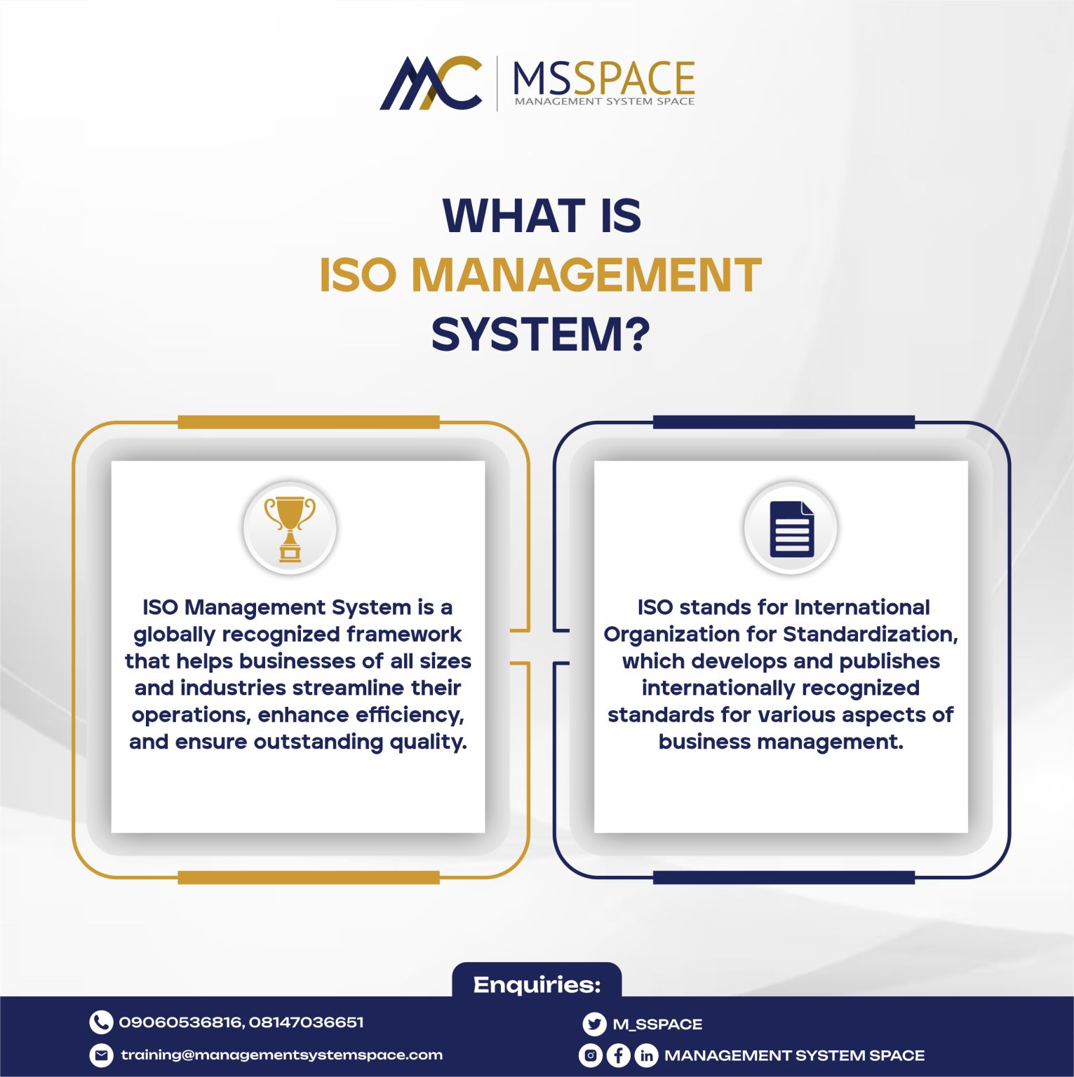 Ever wondered what ISO... - Management System Space
