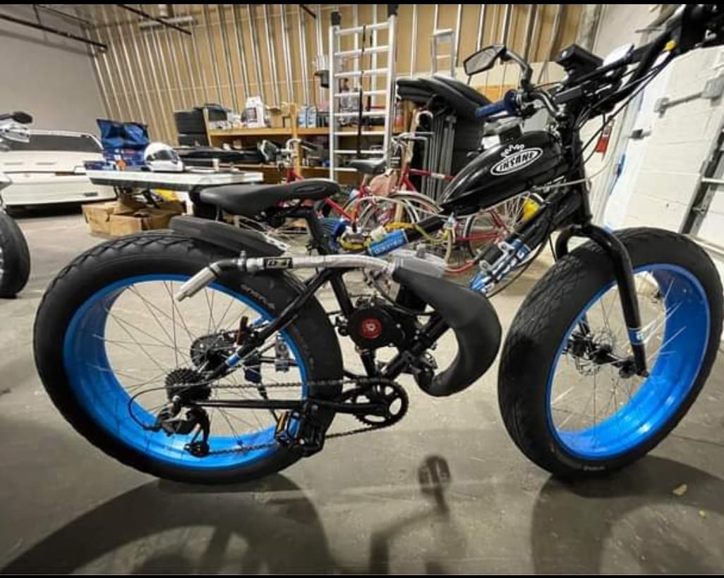 New motorized bicycle with DIO engine