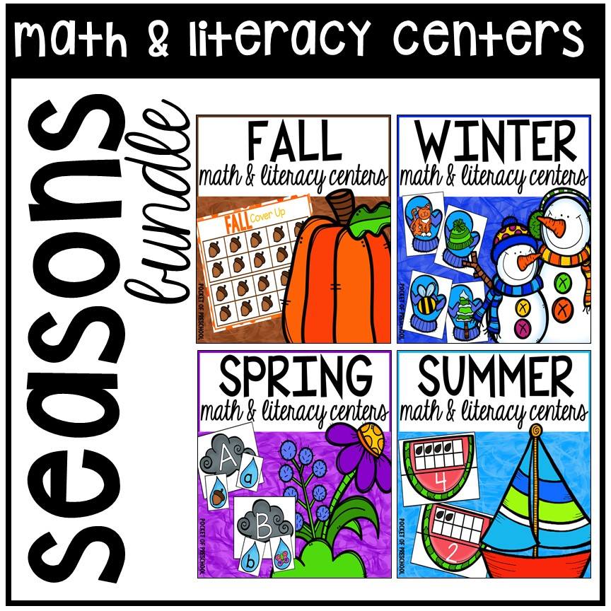 All Math and Literacy Center units... - Pocket of Preschool | Facebook