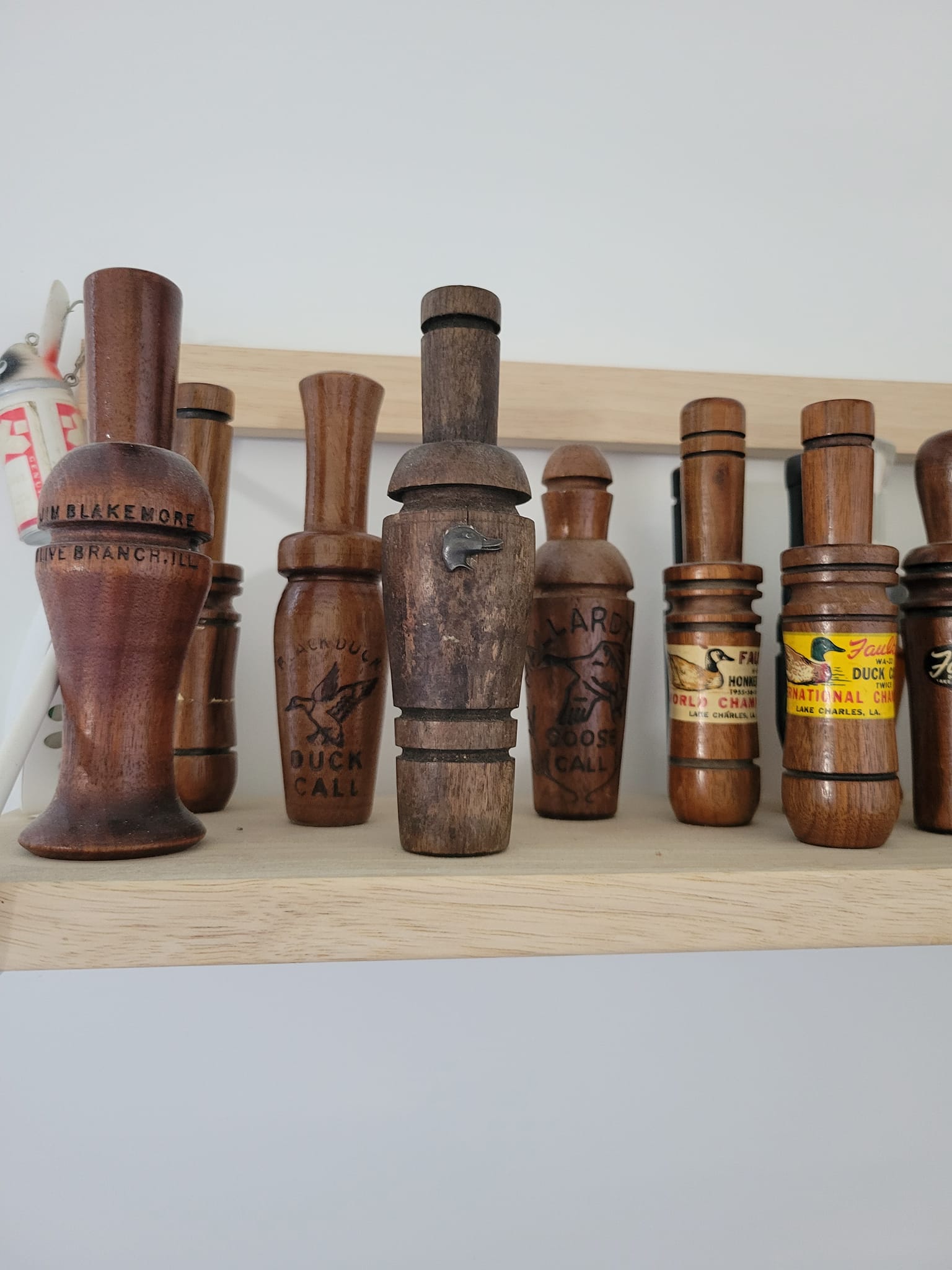 What is this vintage duck call with a duck head?