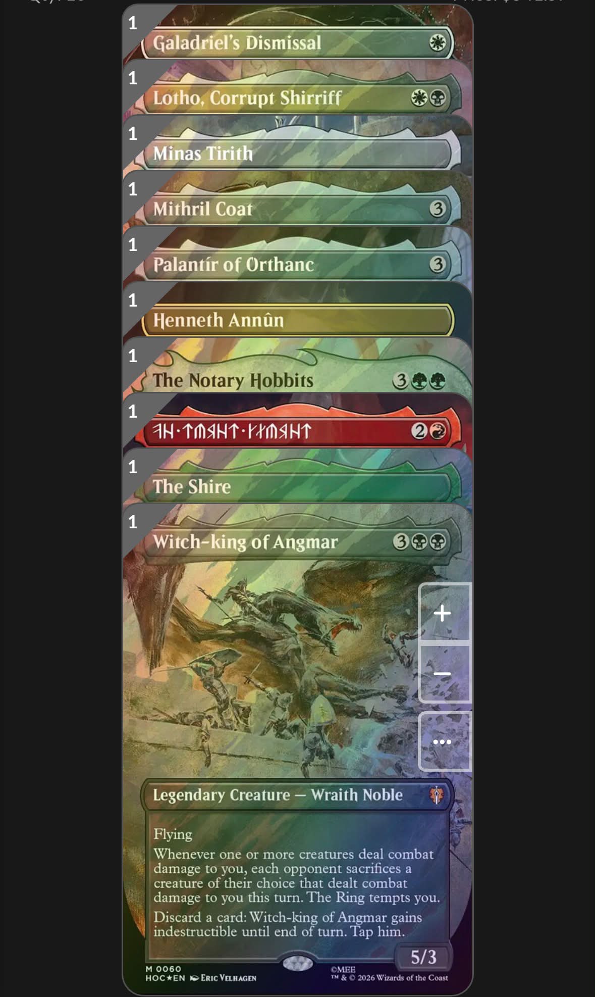 ISO Galadriel's Dismissal, Lotho Corrupt Shirriff, and Minas