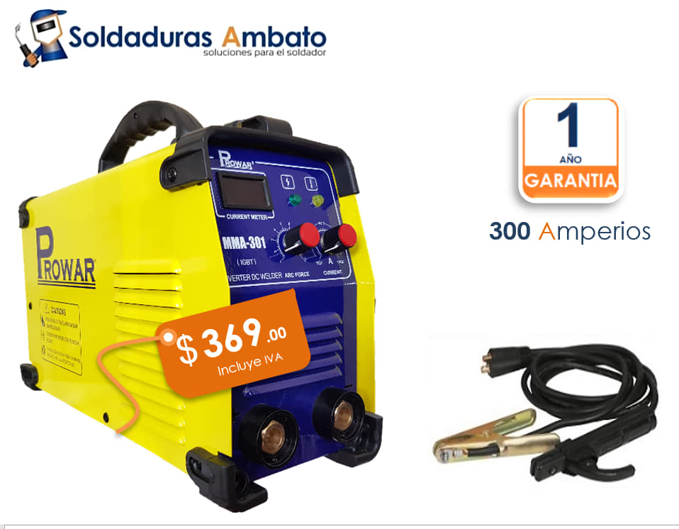 Soldadoras Prowar 301®️ Inverter... - Soldaduras Ambato